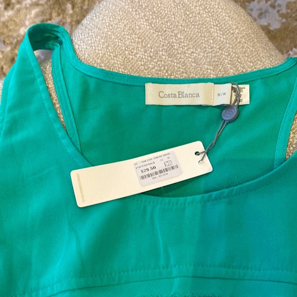 Costa Blanca summer dress. Shorter in front and longer in the back. - Picture 2 of 3